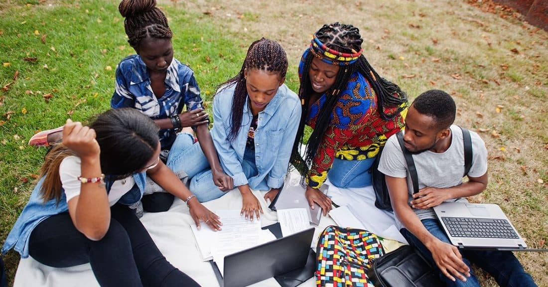 Students in group